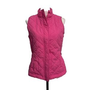 Vineyard Vines Women’s Pink Quilted Vest. XS